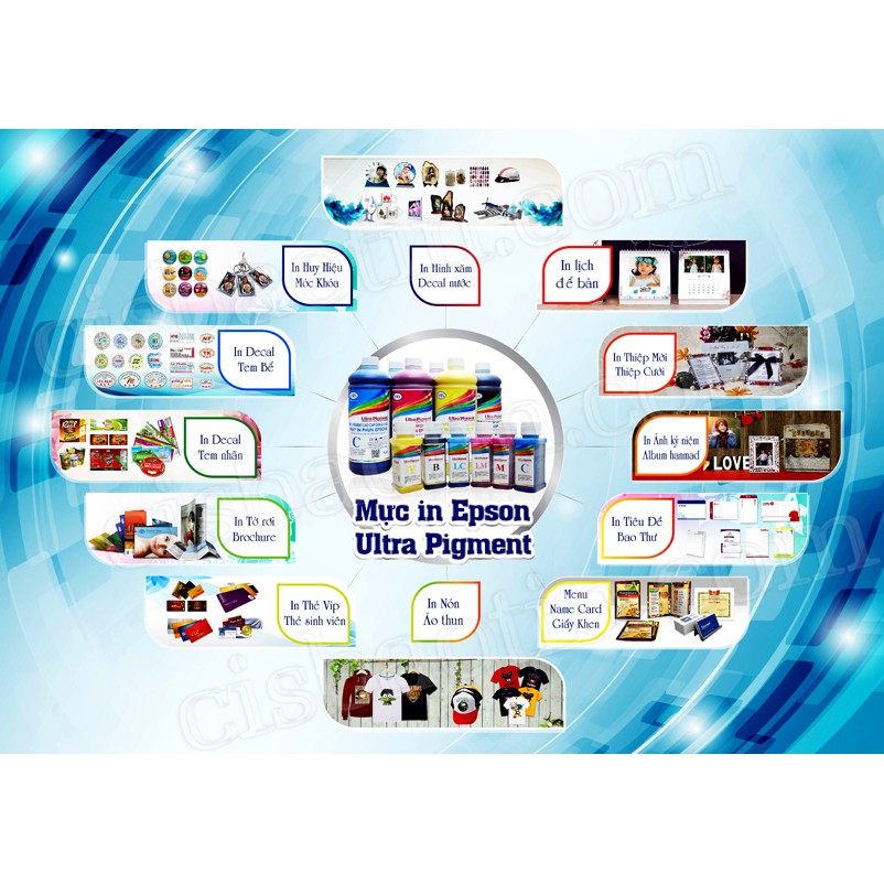 MỰC EPSON PIGMENT ULTRA LỌ 100ML