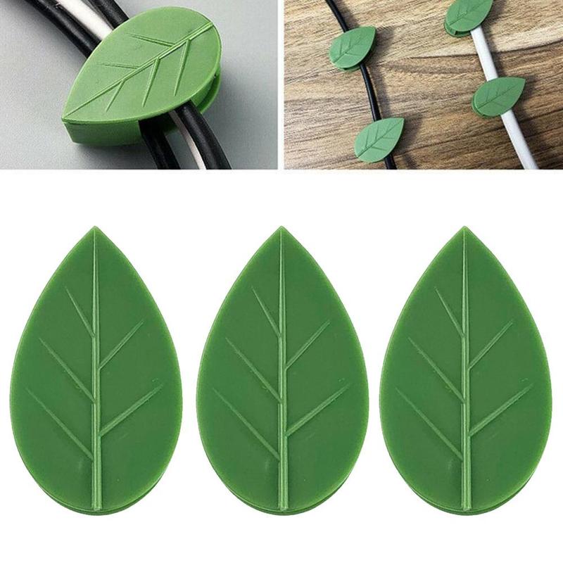 10 kẹp XIAODUOJIAJU cố định thân cây màu xanh lục tiện lợi