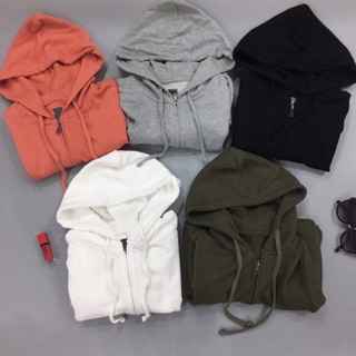 Áo khoác nỉ dây kéo