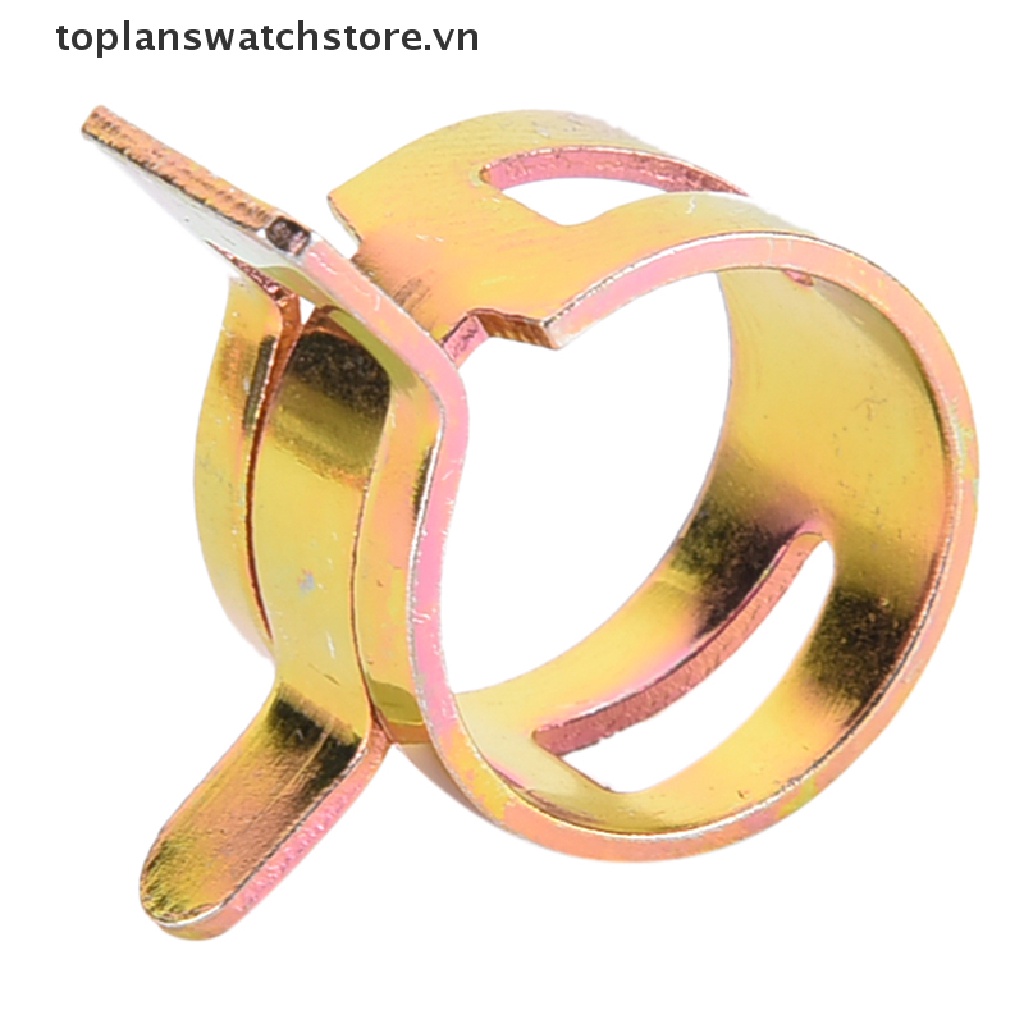 Toplanswatchstore Set 10 Kẹp Lò Xo Kẹp Ống Dẫn Nước / Dầu Dạng Lò Xo