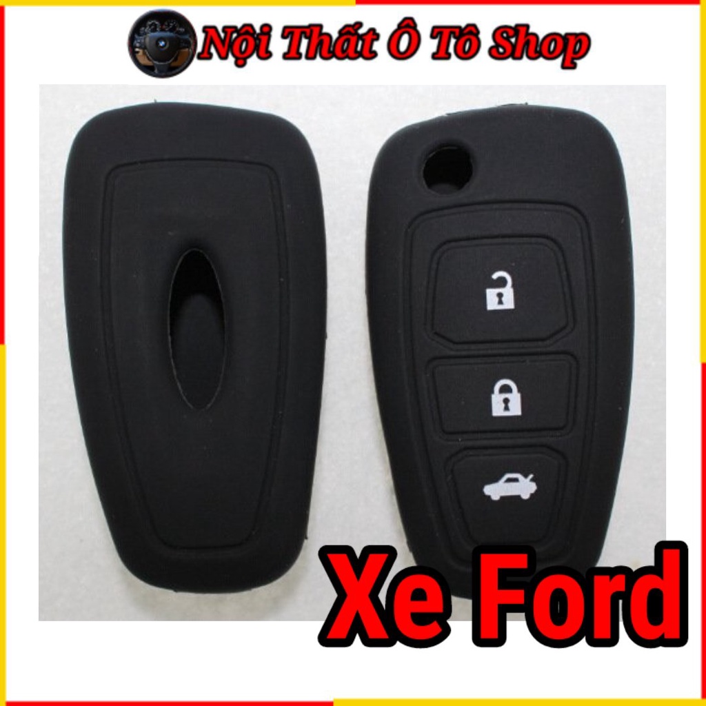 Vỏ Bọc Silicon Bảo Vệ Chìa Khóa Xe Ô Tô Xe Hơi Phù Hợp Xe FORD | Nội Thất Ô Tô Shop