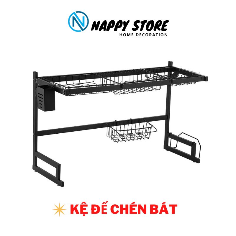 Giá Để Chén Bát Đa Năng Thông Minh - Giá Để Đồ Chén Đĩa Trên Bồn Rửa Bát