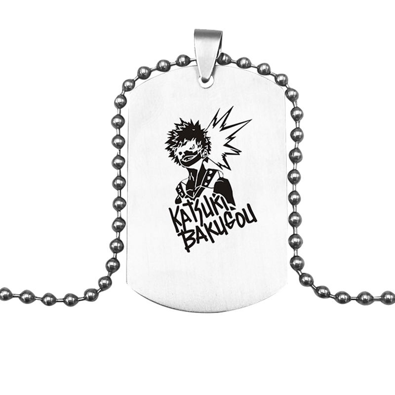 flowersqueen vòng cổ Mặt Chữ My Hero Academia