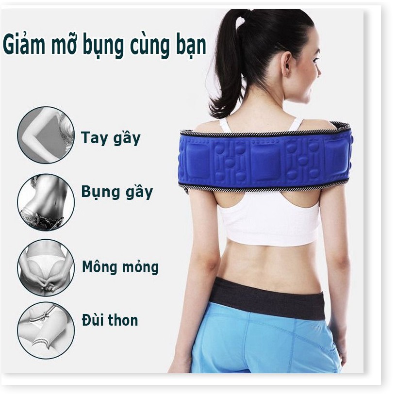 Đai massage bụng, Giảm Mỡ Bụng, Mát Sa Bụng, Giảm Mỡ Toàn Thân Mua Ngay Đai Masage X5 Cao Cấp