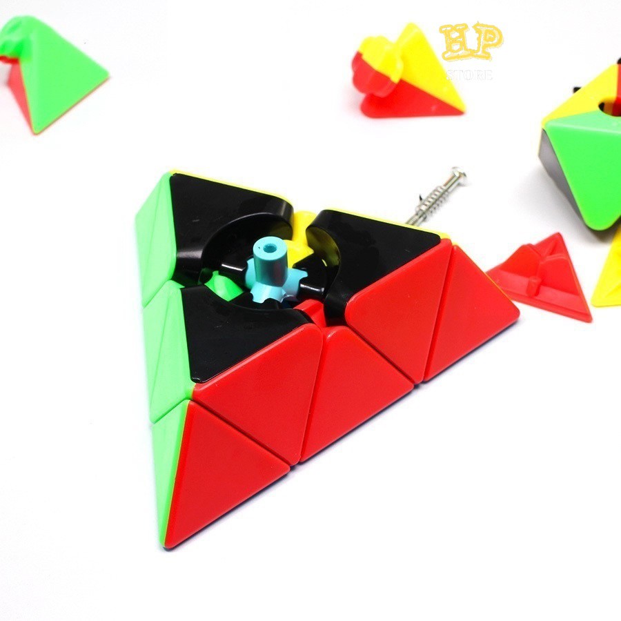 Rubik Tam Giác Pyraminx MoYu MeiLong Stickerless Xoay Mượt , Lõi Cứng Cáp, Bền - TG02