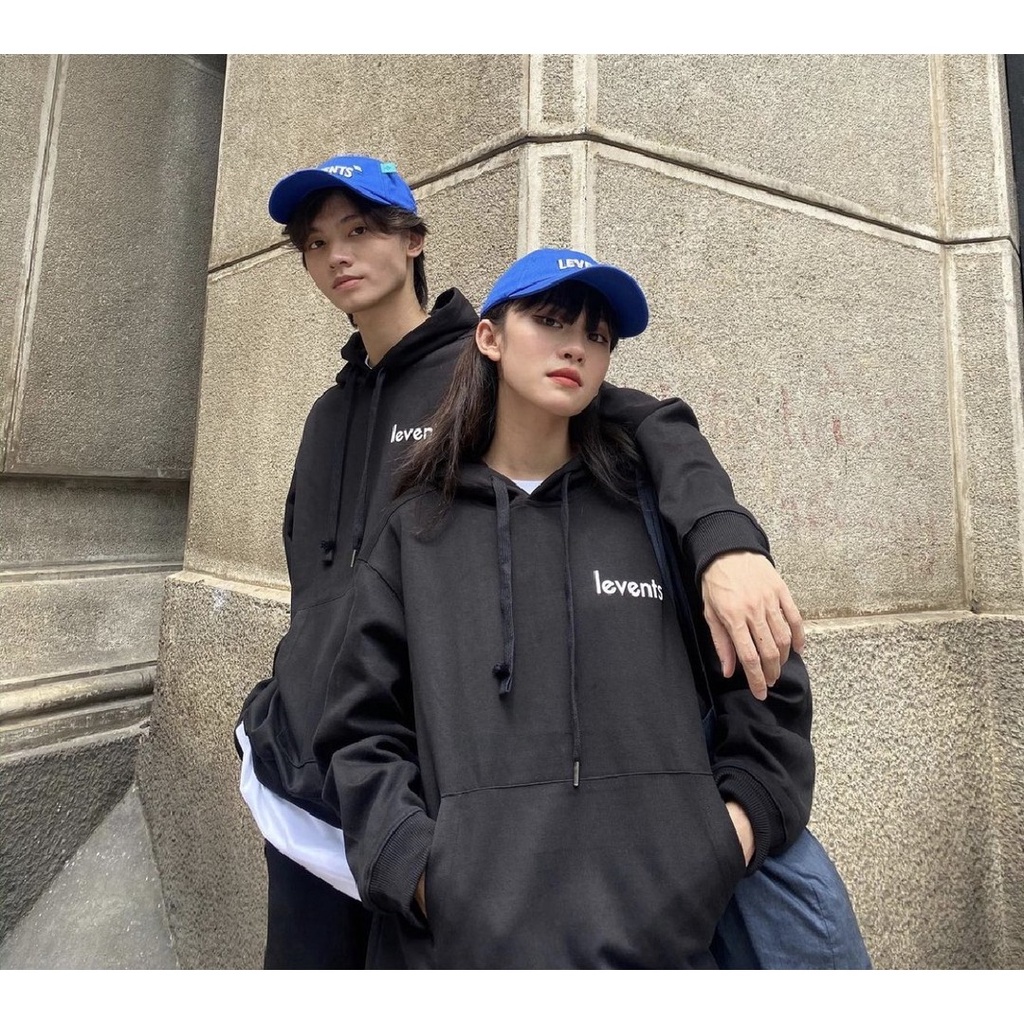 Áo hoodie LEVENTS Popular Logo áo khoác Hoodie nam nữ popular full tag phong cách unisex Ulzzang - Gin Store