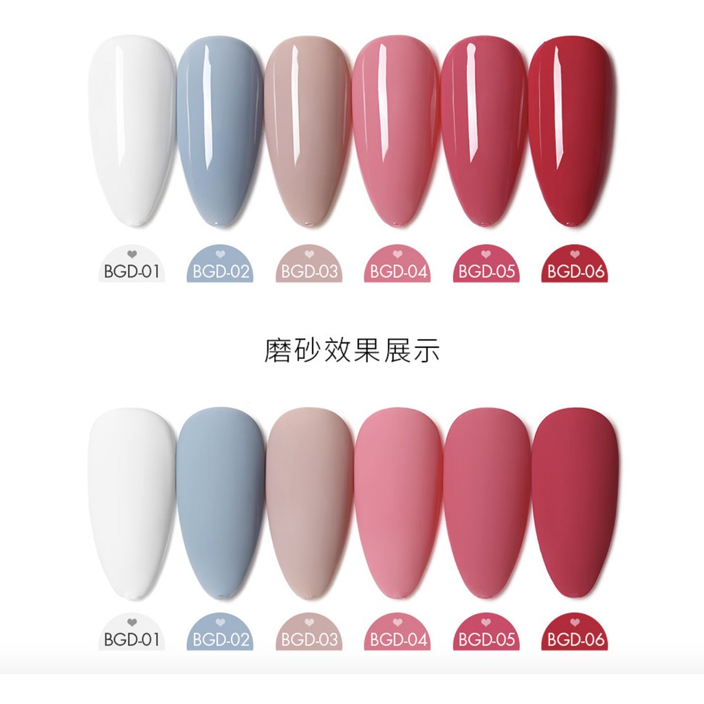 Sơn gel AS dùng máy hơ gel sơn móng tay gel sơn nail tone hồng nhẹ nhàng, kem nude NAIL SUZY mã BGD 15ml