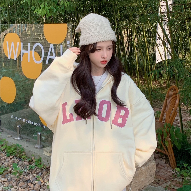 Áo hoodie SUXI in chữ thời trang trẻ trung dành cho nữ