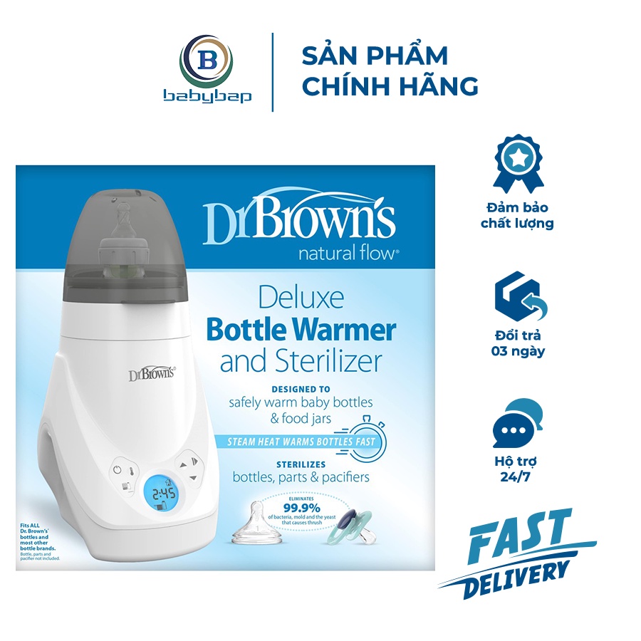 Máy Hâm Sữa Và Tiệt Trùng ALL IN ONE Dr brown_s Loại Mới