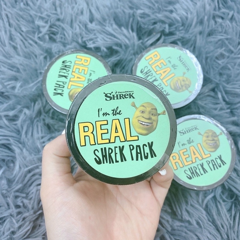 Mặt nạ đất sét bạc hà Shrek Dreamworks I'm The Real Shrek Pack