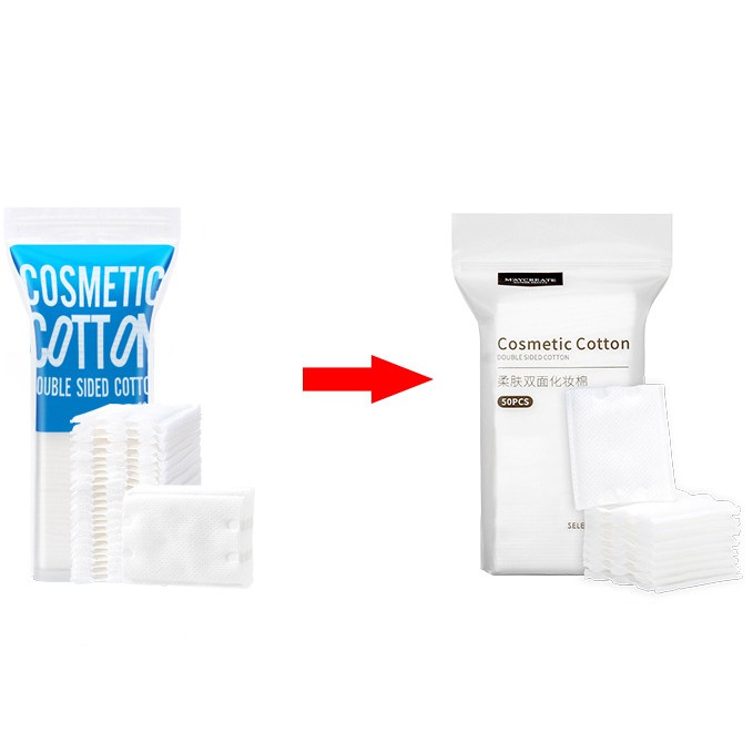 Một Gói 50 Miếng Bông Tẩy Trang Maycreate Hàng Nội Địa Trung | BigBuy360 - bigbuy360.vn