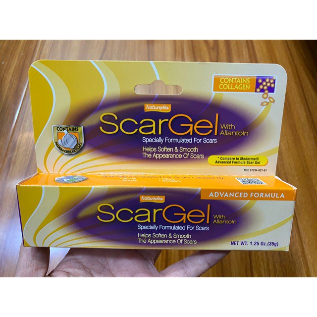 Gel Giảm Sẹo Cao Cấp Advance Formulated ScarGel By Natureplex 35g Scargel Từ Mỹ