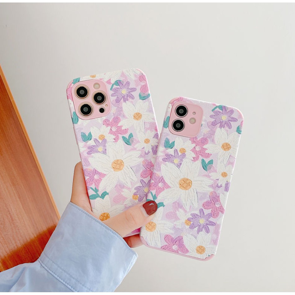 Ốp lưng iphone phổ biến trên IG flower 6/6plus/6s/6splus/7/7plus/ Minh Bạch 8/8plus/x/xs/11/12/pro/max/plus/pro