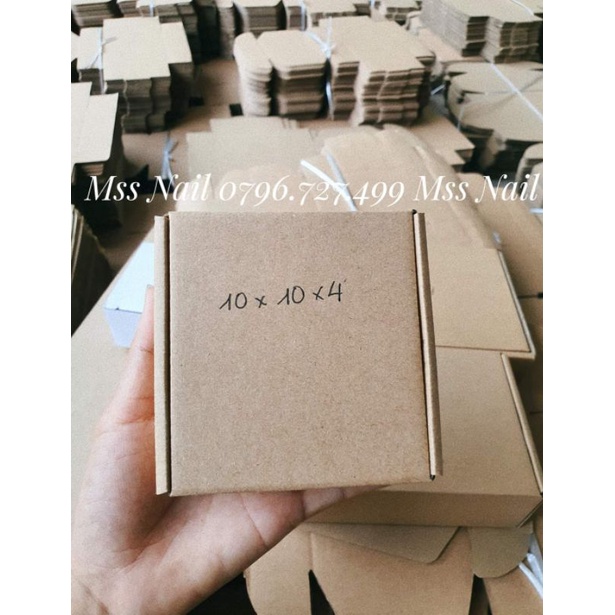 Hộp gói hàng,hộp gói móng úp,hộp gói nail box ,hộp giấy gài