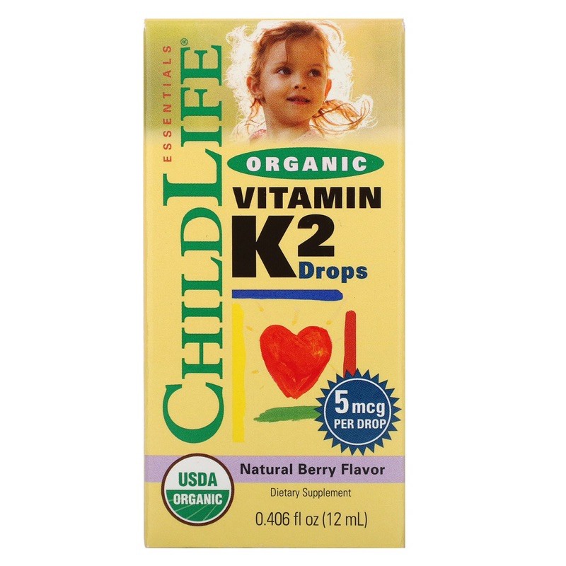 Vitamin K2 nhỏ giọt cho bé Child Life 12ml