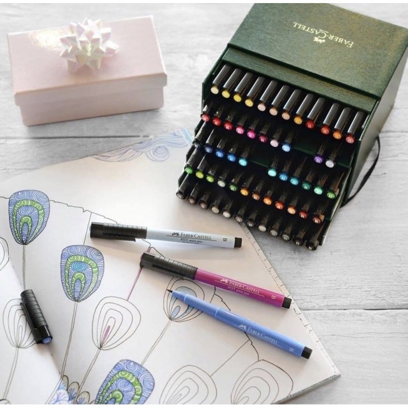 Bút Cọ Hạng Họa Sĩ India Ink Pitt Artist Brush Faber-Castell