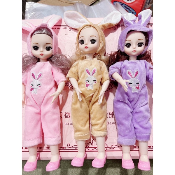 Búp bên đầm thỏ 30cm có khớp