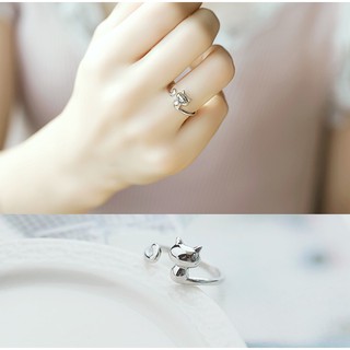 Nhẫn freesize mèo con đáng yêu