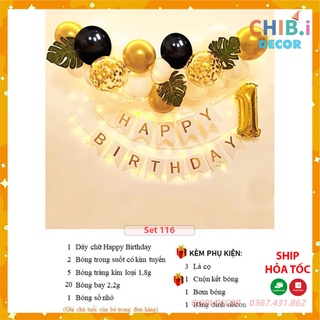 Set bóng trang trí sinh nhật set 116