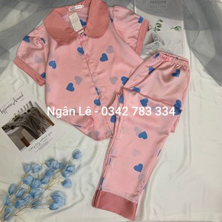 Bộ pijama lụa satin