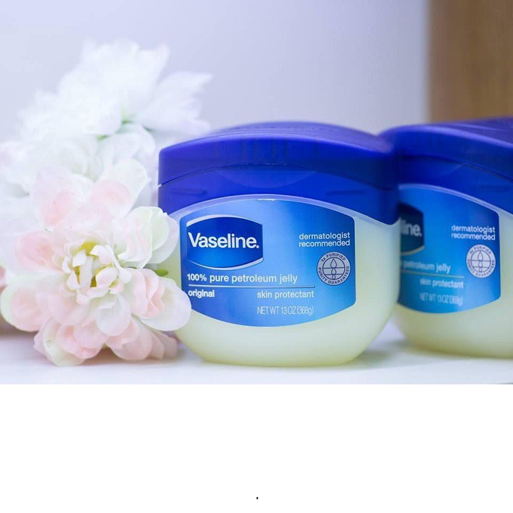 Sáp dưỡng ẩm Vaseline 100% Pure Petroleum jelly Original 368g đa năng