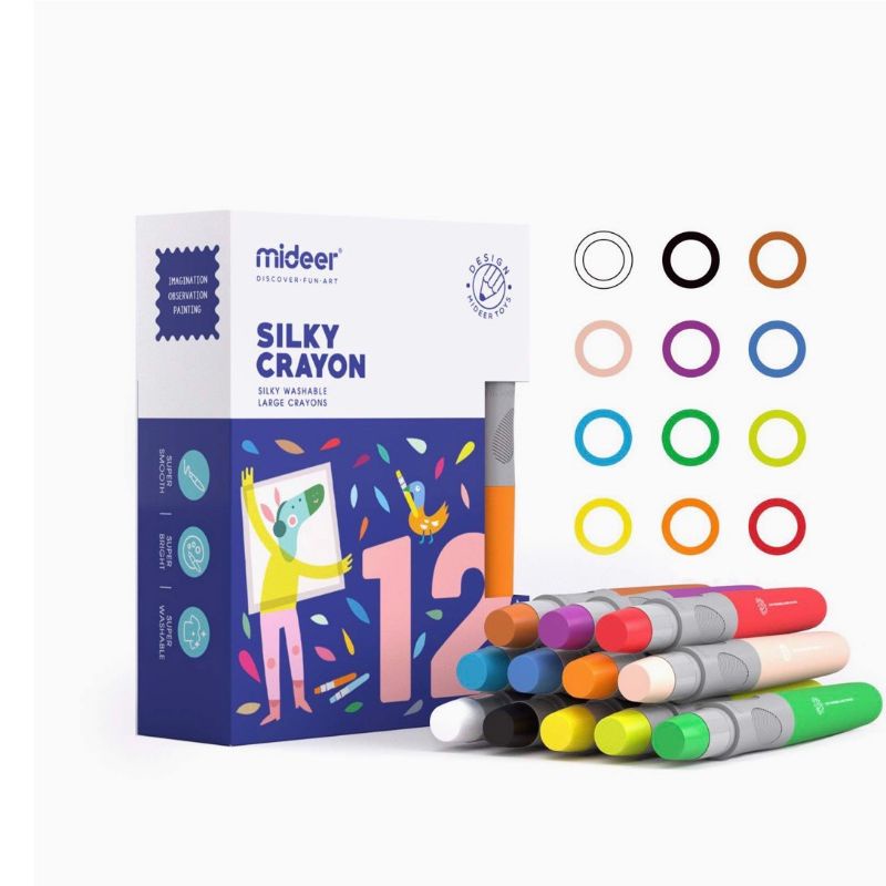 Bút màu sáp dầu Mideer Silky Crayon