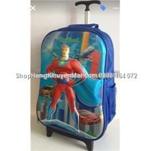 Balo cần kéo 3D hình nổi Siêu Nhân cho bé tiểu học