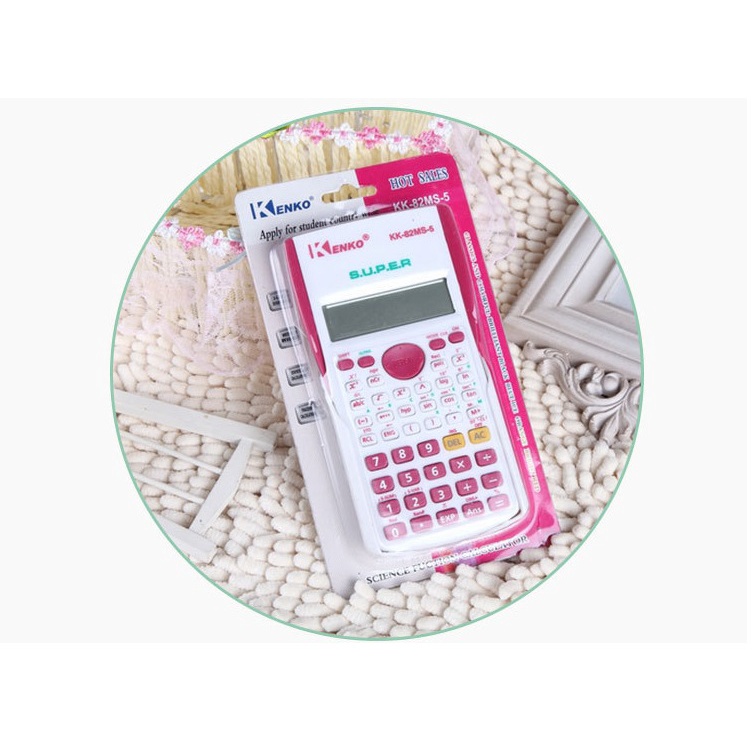 Máy Tính Học Sinh Kenko Tặng Kèm 2 Viên Pin