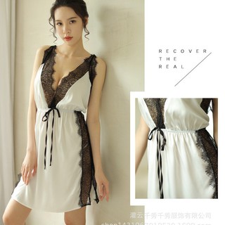 Váy ngủ lụa satin G30 quảng châu cao cấp gợi cảm Đầm ngủ sexy