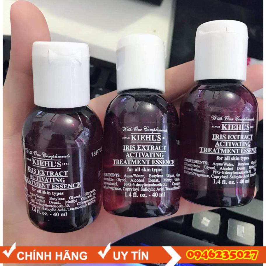 [CHÍNH HÃNG] Nước thần Iris Kiehls Extract Activating Treatment Essence 40ml