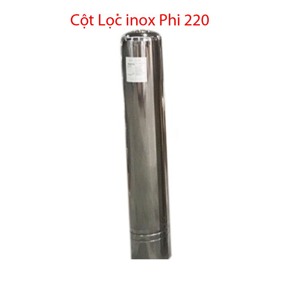 Cột lọc nước đầu nguồn inox khử mùi, khử sắt, nâng pH, lọc phèn