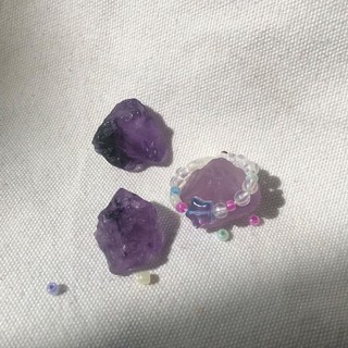 Vòng Macrame Amethyst / đá phong thủy