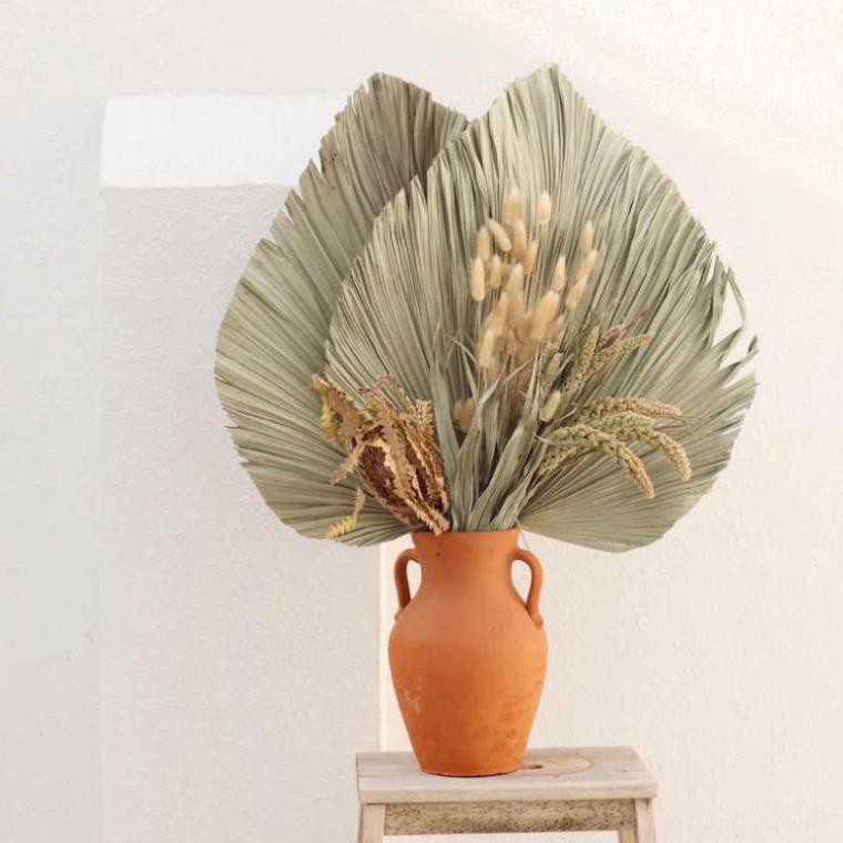Xả hàng Lá cọ khô  Lá Cọ Khô Tự Nhiên Trang Trí, Decor  - Mây tre
