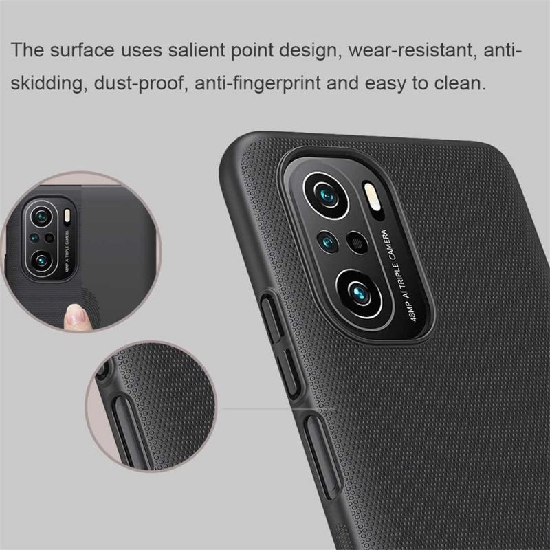 Ốp lưng Nillkin sần cho Xioami Redmi K40, K40 Pro, K40 Pro+, Poco F3, Mi 11i nhựa cứng chống