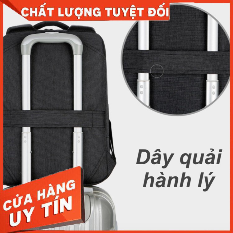 HÀNG CAO CẤP -  Balo Thời Trang Nam Nữ Cao Cấp Có Ngăn Đựng Laptop 15'6 Và Ipad Chống Sốc Riêng , Ngăn Quần Áo Du Lịch R