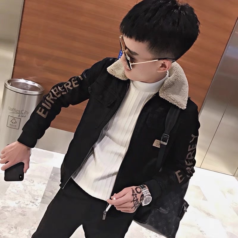Áo khoác Da Nam Cao Cấp Cổ Tàu Mẫu mới Nhất 2024