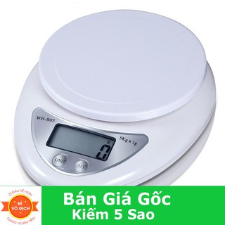 Cân điện tử để bếp chuẩn xác dùng để làm bánh, nấu đồ ăn, cân bột 5 KG LP30139