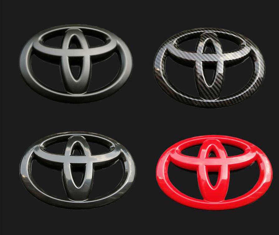 Phụ Kiện Logo Bằng Sợi Carbon Trang Trí Xe Hơi Toyota Kameng Rav4 Altis Yaris Wish