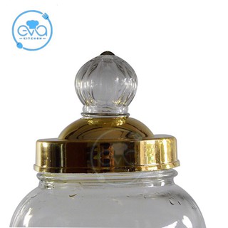 Bình Ngâm Thủy Tinh 4 Lít Có Van Dáng Củ Sâm HS4LV