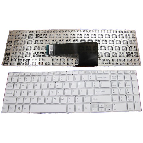 _Bàn Phím laptop Sony VAIO SVF15, SVF-15/ Màu Đen - Trắng.