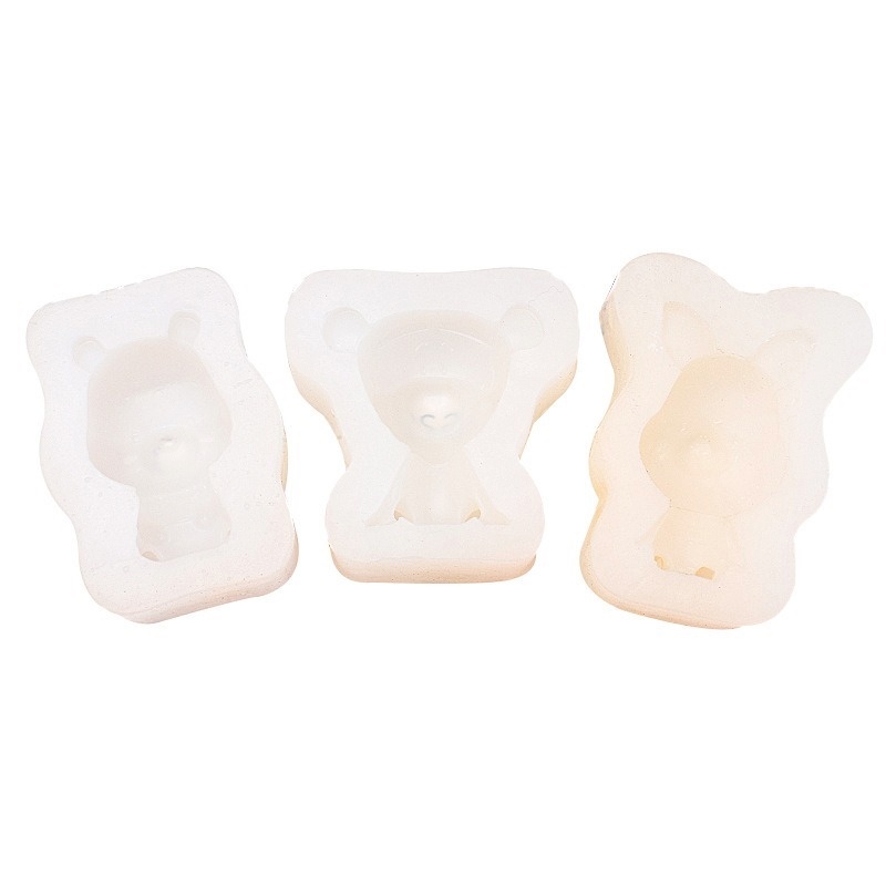 Khuôn Silicone Hình Gấu Pooh/Tigger/Chú Heo Dùng Trang Trí Bánh Kem