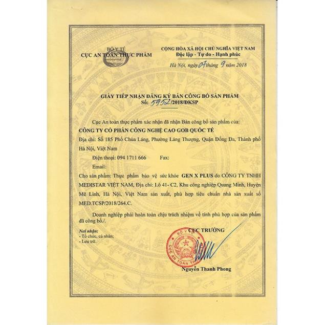 Gen x plus tăng cường sinh lý nam giới hỗ trợ điều trị vô sinh hiếm muộn | BigBuy360 - bigbuy360.vn