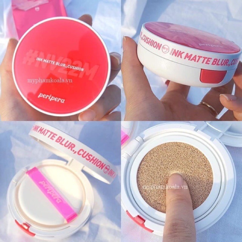 Phấn Nước Peripera Ink Matte Blur Cushion (1 hộp+1 lõi) [Date 11/2021] | BigBuy360 - bigbuy360.vn
