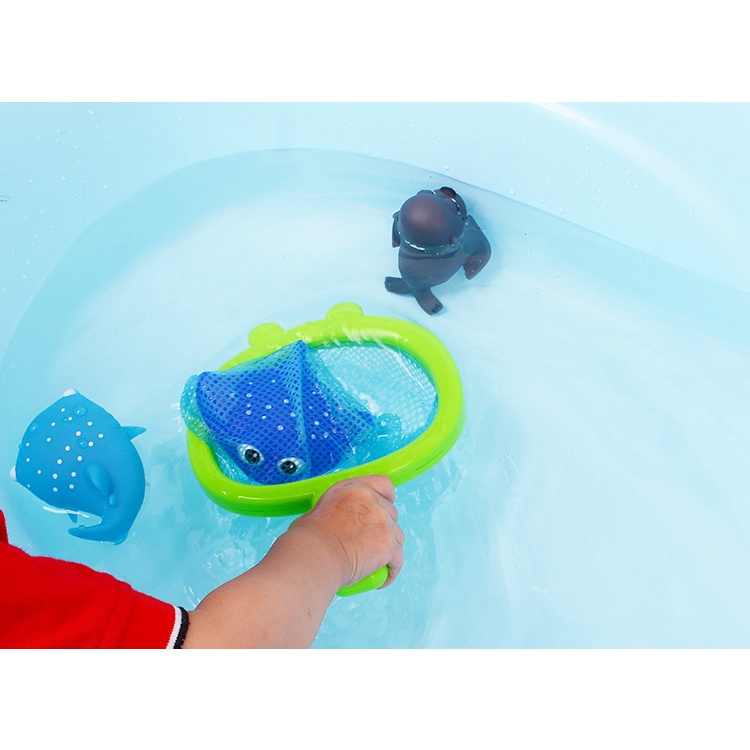 Đồ Chơi Cá Mập Hồng Phun Nước vinyl Trang Trí Bánh Sinh Nhật / Tắm Cho Bé