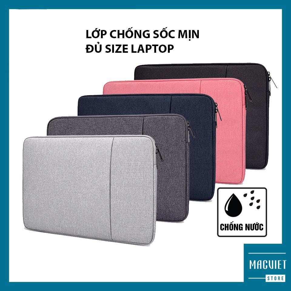 [ Chuyên Bán Sỉ] Túi Chống Sốc Laptop, Macbook (Đủ Size, Nhiều Màu) T009