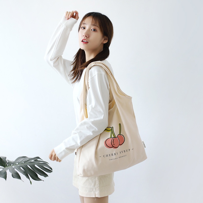 Túi tote bag đẹp vải bố trơn mềm đẹp giá rẻ LUVADO TX749