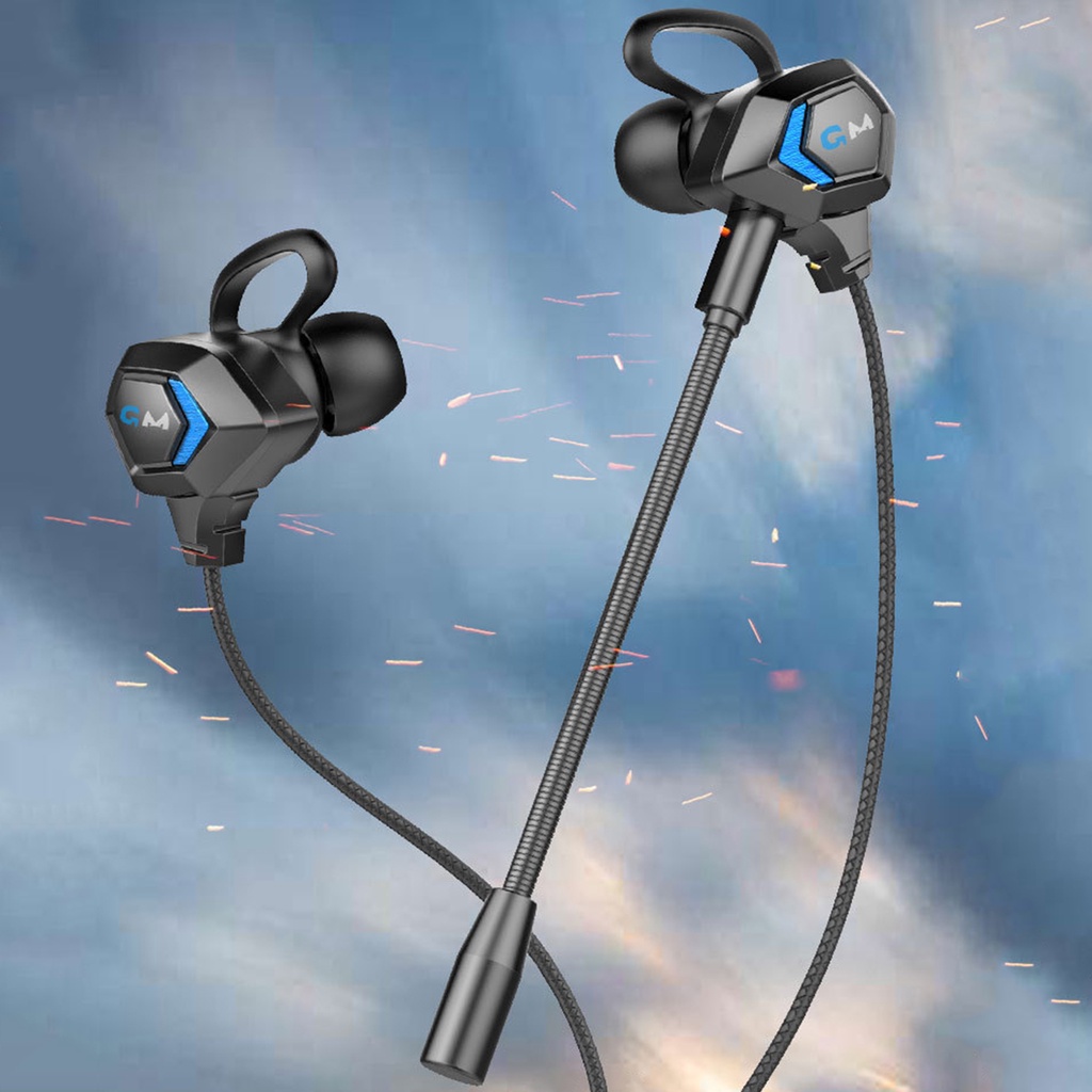 Tai nghe chơi game Bur_G28 hình chữ l có dây chuẩn 3.5mm cho điện thoại/ máy tính