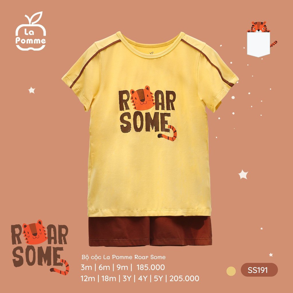 SS191 Bộ cộc La Pomme Roar Some sợi sồi mát rượi