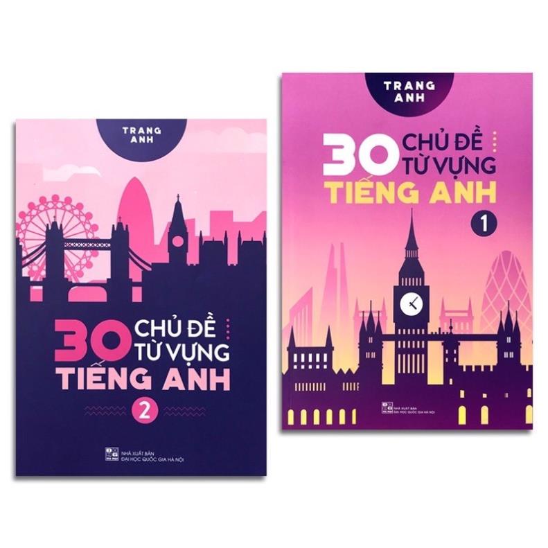 Sách - 30 chủ đề từ vựng Tiếng Anh (Trọn bộ 2 tập) - Huy Hoàng