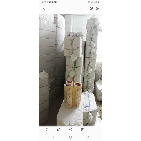 [Loại 1] 1 cây 6 cuộn băng keo 200yard đủ 2kg 1 cây, chất keo bám dính cao